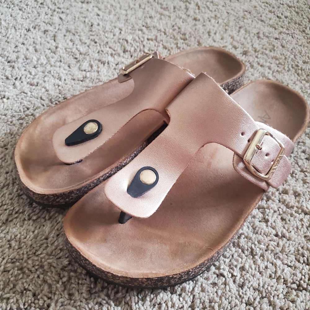 Rose Gold Sandals